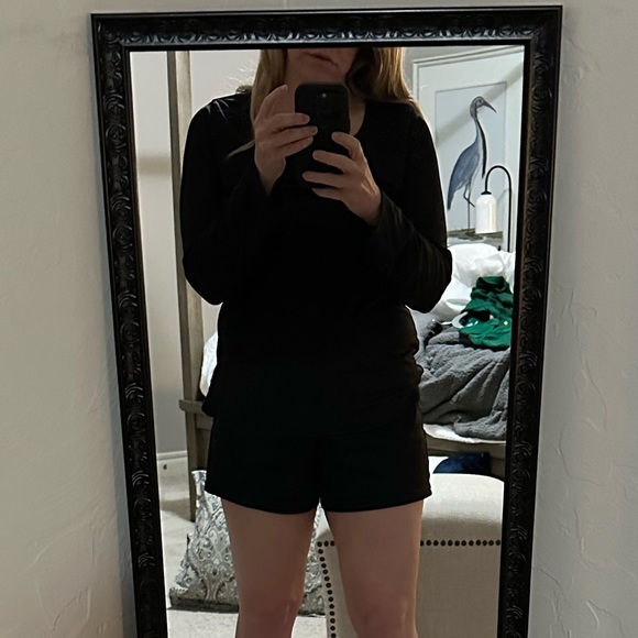 BUNDLE black active wear shirt and jacket size L - Picture 2 of 8